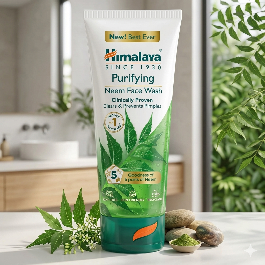 Himalaya Purifying Neem Face Wash | Clear Skin Acne Cleanser