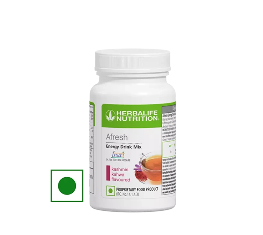 Herbalife Afresh Energy Drink Mix Kashmiri Kahwa WEIGHT LOSS & METABOLISM