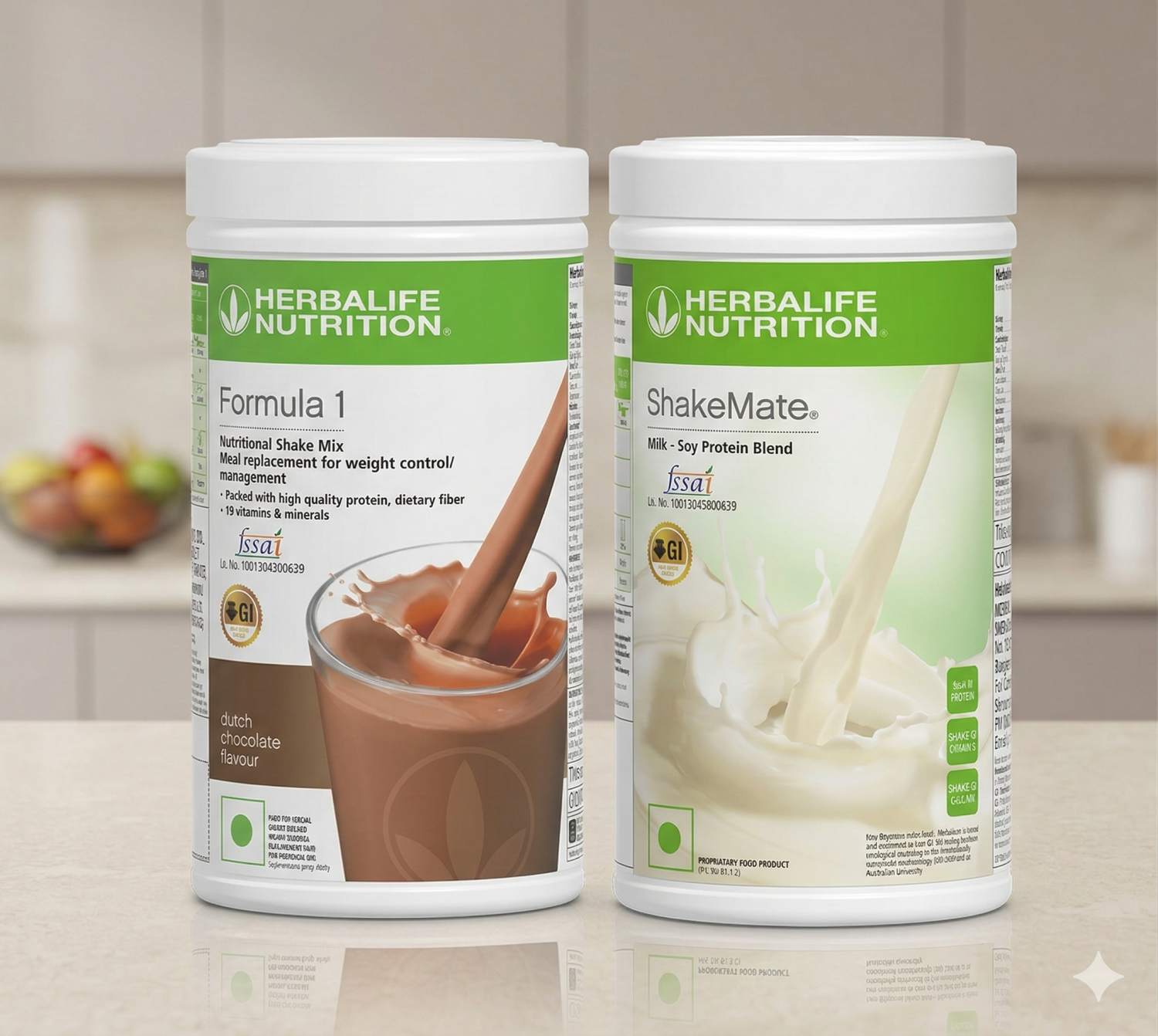 Herbalife Formula 1 Nutrition shake mix dutch chocolate - 500g with Shakemate