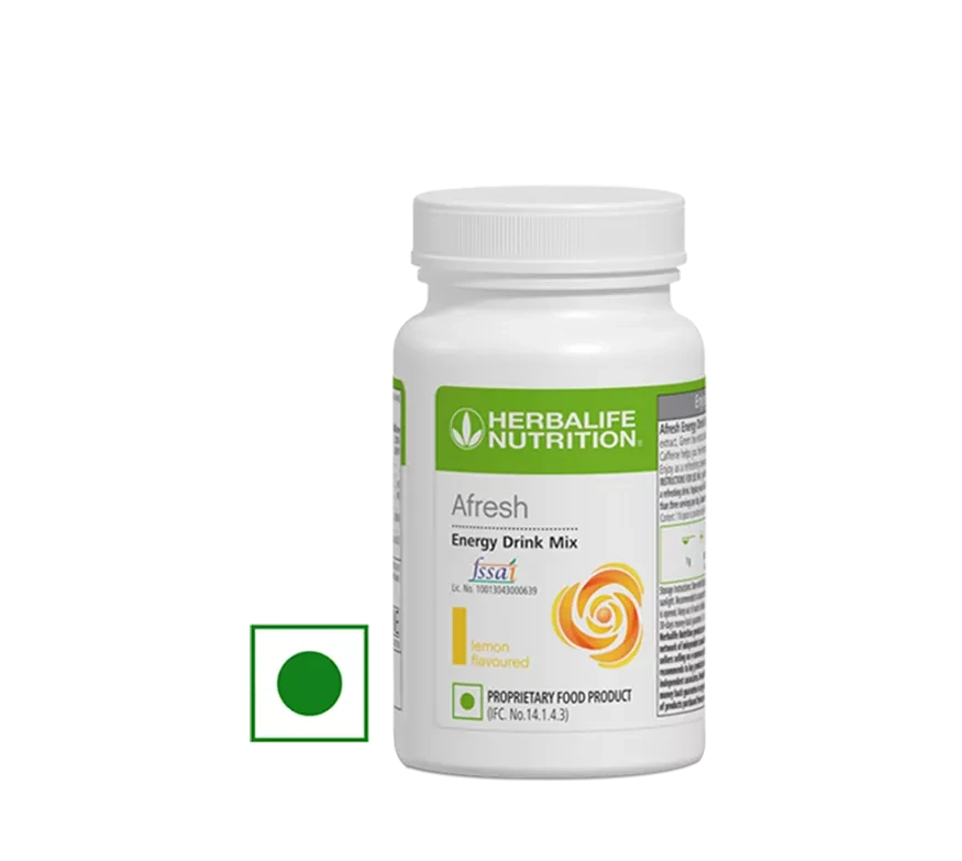 Herbalife Afresh Energy Drink Mix Lemon WEIGHT LOSS & METABOLISM