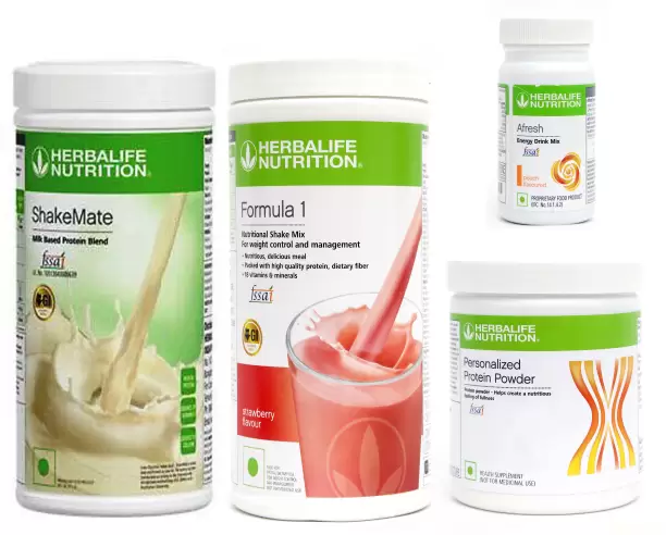 Herbalife Fromula 1 Nutrition Shake Mix Strawberry - 500g With PP 200 And Shakemate With Afresh