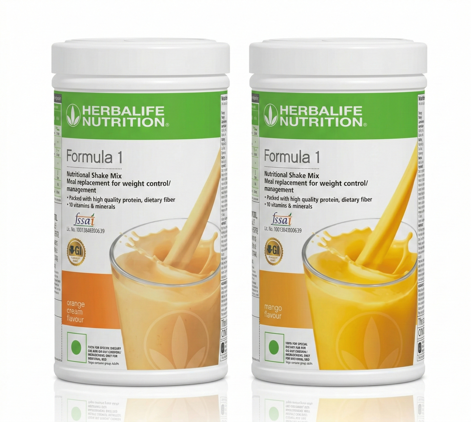 Herbalife Formula 1 Nutrition Shake Mix Mango and Orange Cream