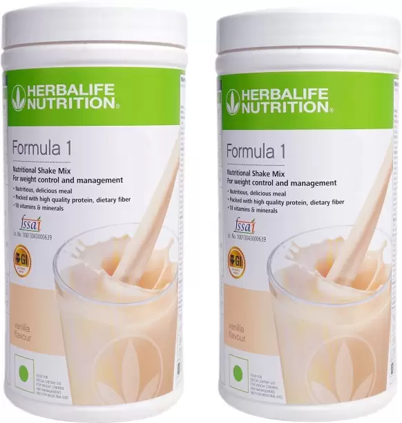 2X Herbalife Formula 1 Nutrition shake mix French Vanilla - 500g