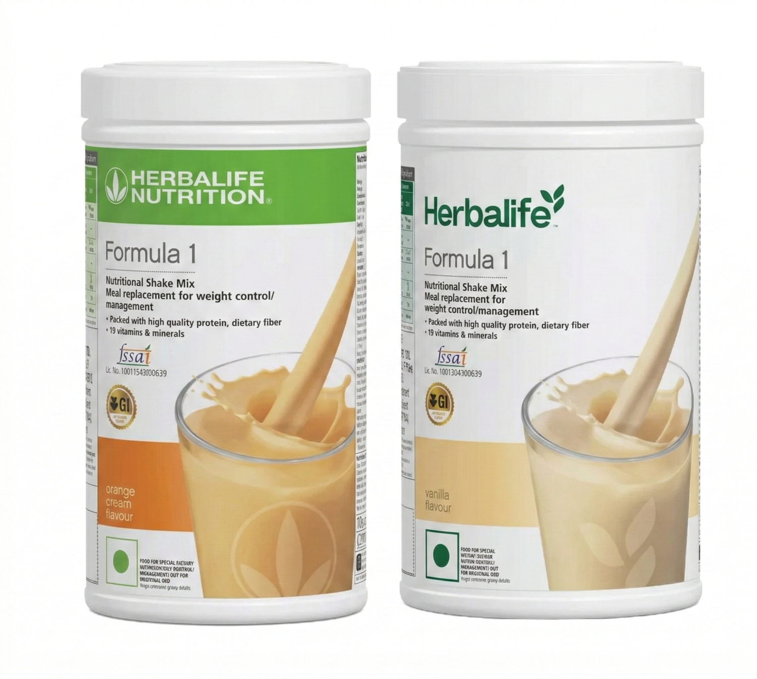 HERBALIFE FORMULA 1 HEALTHY MEAL REPLACEMENT SHAKE MIX Vanilla And Orange - 500g