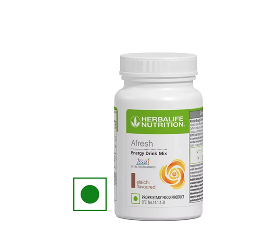 Herbalife Afresh Energy Drink Mix Elaichi WEIGHT LOSS & METABOLISM