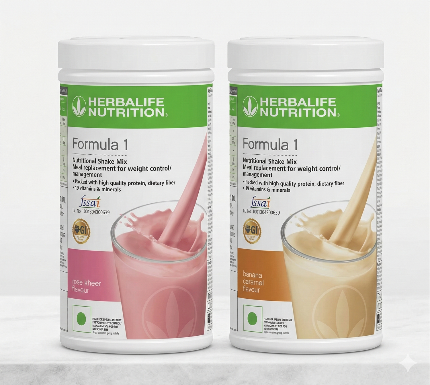 Herbalife Formula 1 Banana With Rosekheer – 500g | Creamy Fusion Healthy Meal Replacement Shake