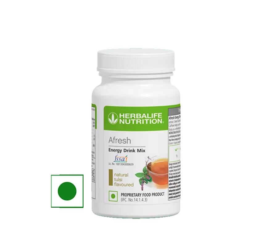 Herbalife Afresh Energy Drink Mix Natural Tulsi WEIGHT LOSS & METABOLISM