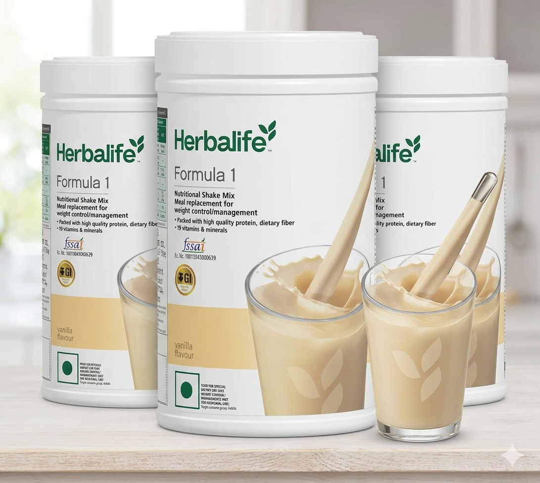 Herbalife Formula 1 Healthy Meal Nutritional Shake – French Vanilla, 500g | Weight Loss & Balanced Nutrition