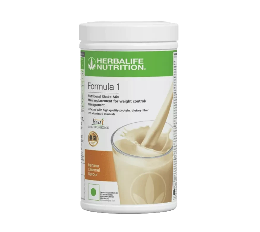 Herbalife Formula 1 Nutritional Shake Mix Banana Caramel - 500gm