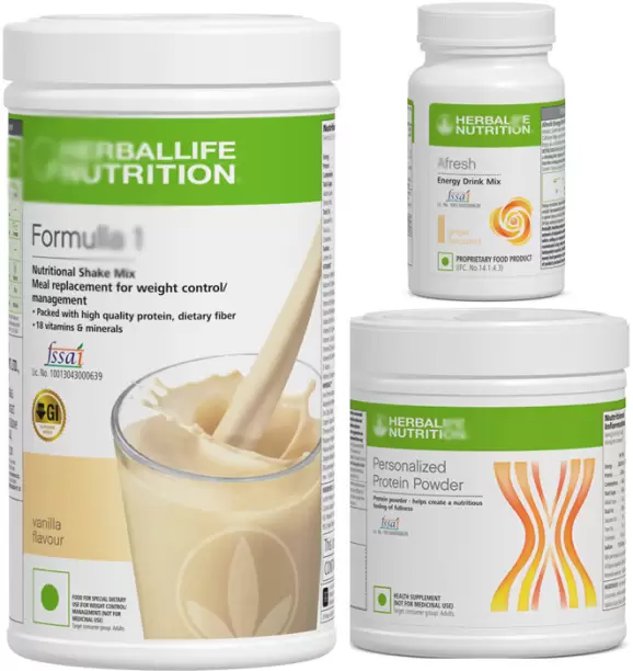 Herbalife Formula 1 Nutrition Shake mix French Vanilla - 500g with PP 200 With Afresh Ginger