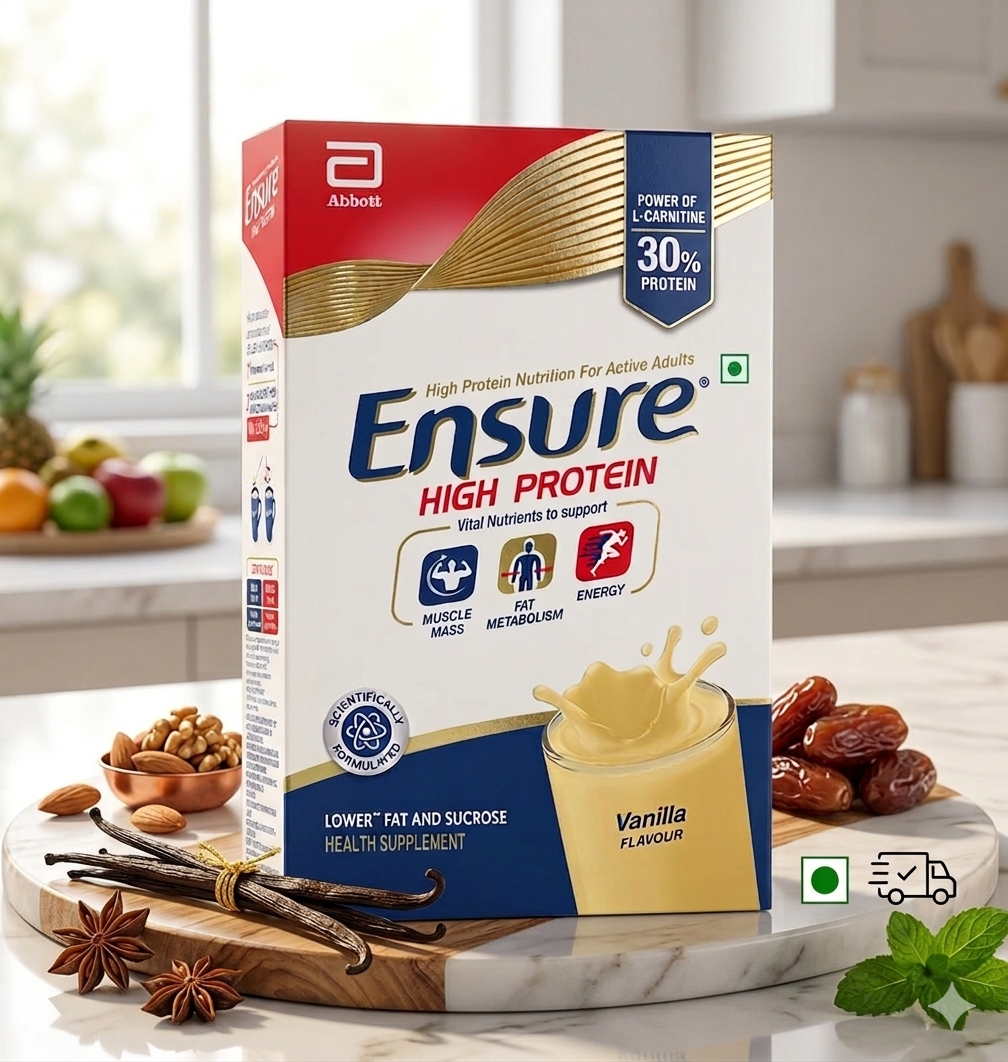 Ensure High Protein Nutritional Shake for Active Adults – Vanilla, 16g Protein & Immune Support