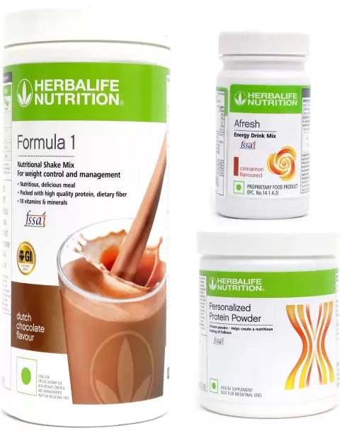 Herbalife Formula 1 dutch chocolate - 500g with PP 200 And Afresh cinnamon