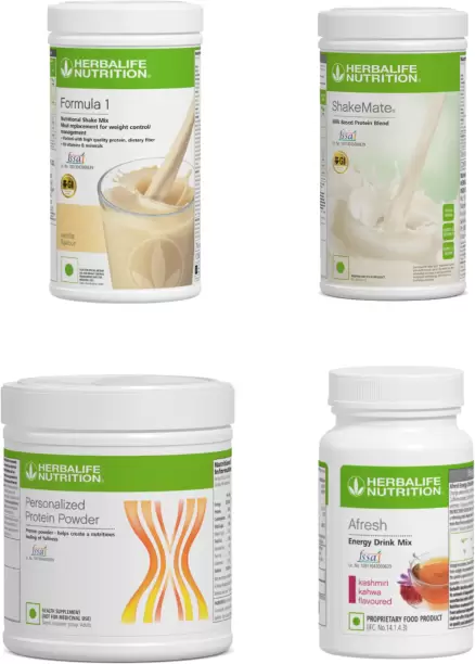 Herbalife Formula 1 Nutrition Shake mix French Vanilla - 500g With Shakemate And PP 200 With Afresh Kashmiri Kahwa