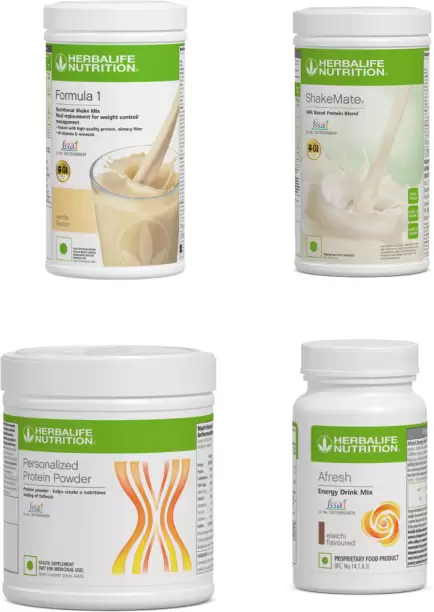 Herbalife Formula 1 Nutrition Shake mix french Vanilla - 500g With Shakemate And PP 200 With Afresh Elaichi
