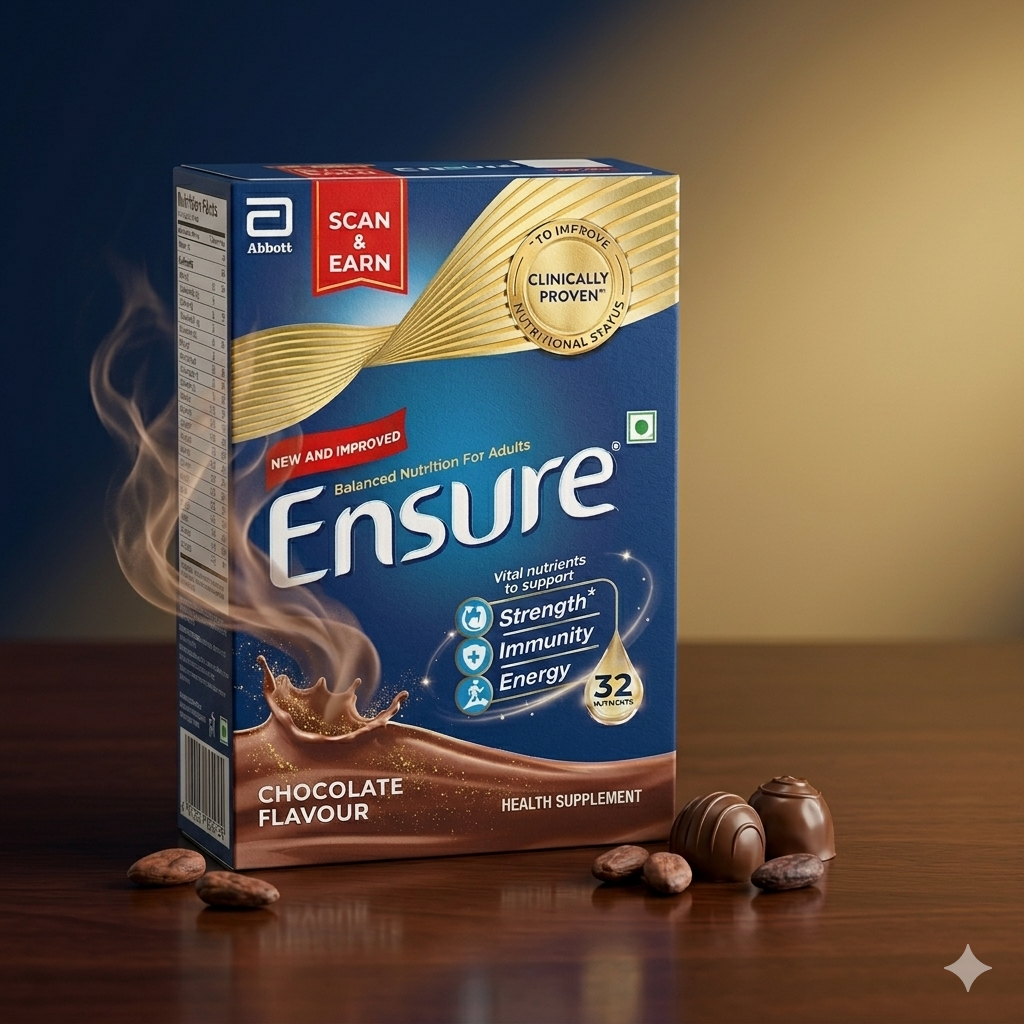 Ensure High Protein Nutritional Shake, Rich Chocolate Flavor – Complete Balanced Nutrition with Calcium & Vitamin D – Ready-to-Drink Supplement