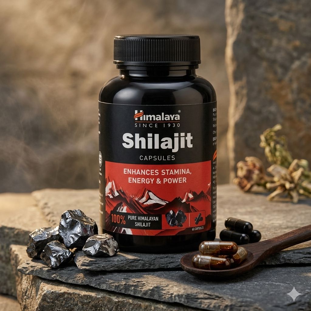 Himalaya Purified Shilajit (60 Capsules) | Advanced Stamina & Testosterone Support