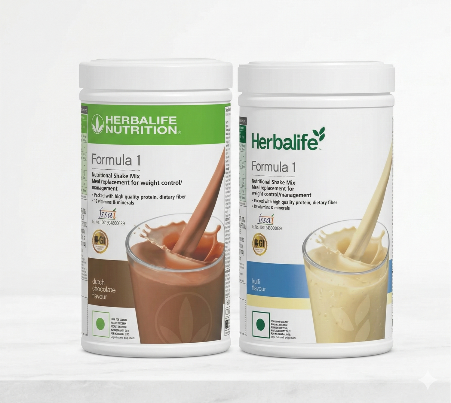 Herbalife Formula 1 Nutrition Shake Mix Dutch Chocolate with Kulfi – 500g | Creamy Healthy Meal Replacement Shake